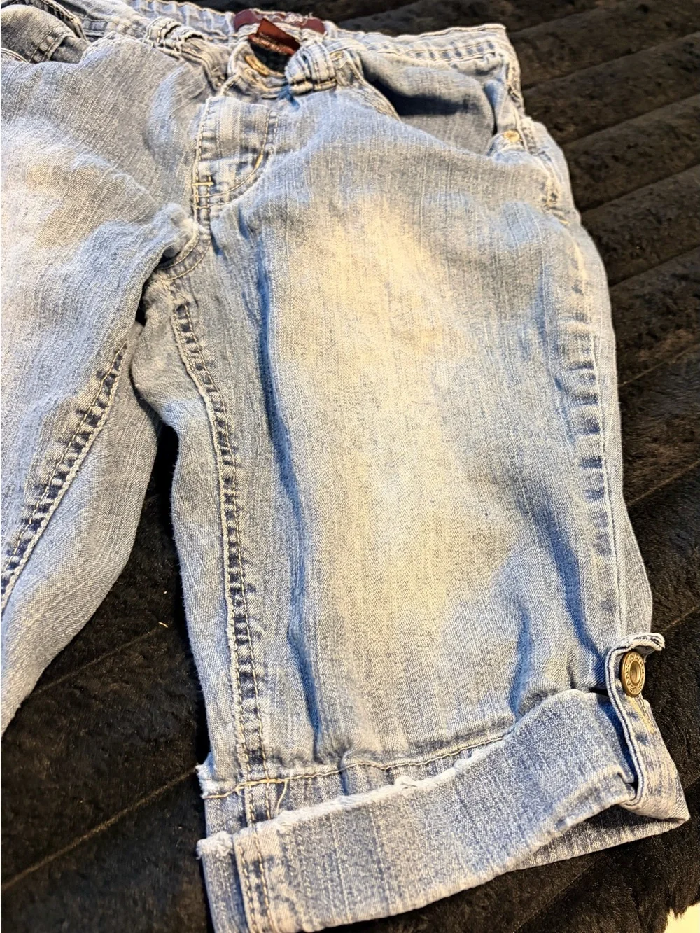 Vintage Angels Light Wash Denim Shorts